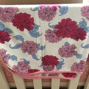 Kickee pants dahlia print swaddle